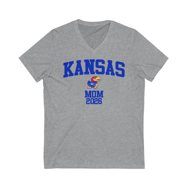 Kansas Class of 2026 - MOM V-Neck Tee