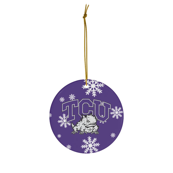 TCU Ceramic Ornaments