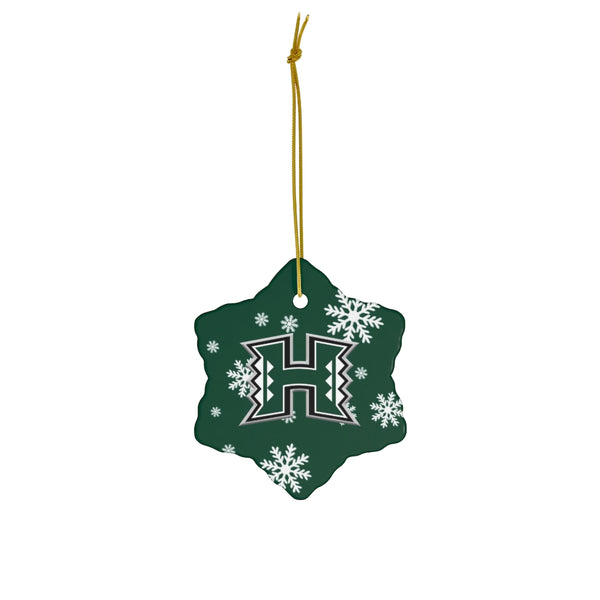 Hawaii at Manoa Ceramic Ornaments