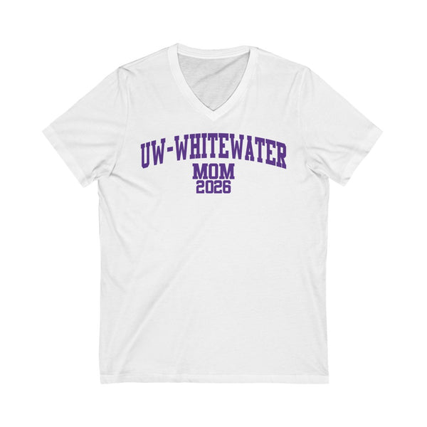 UW Whitewater 2026 MOM V-Neck Tee
