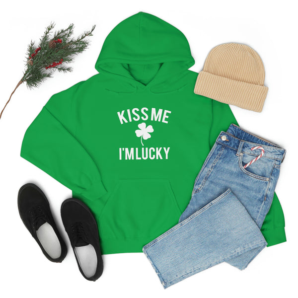 Kiss Me, I'm Lucky hoodie