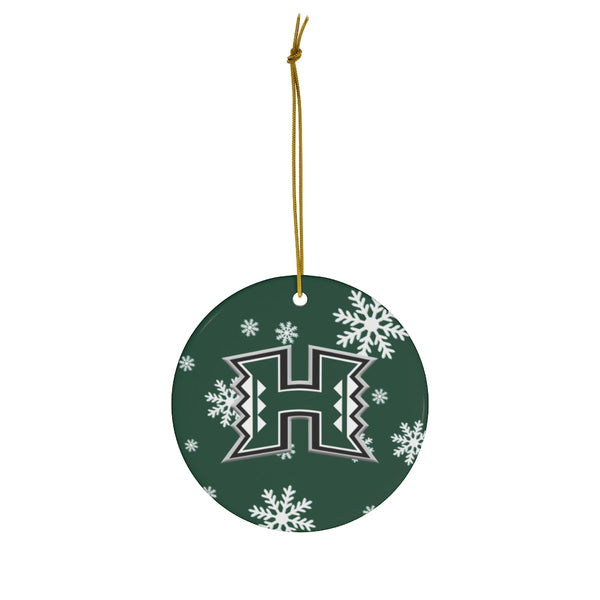 Hawaii at Manoa Ceramic Ornaments