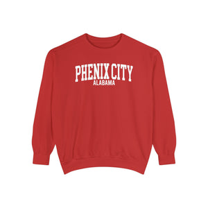 Phenix City Alabama Comfort Colors Sweatshirt