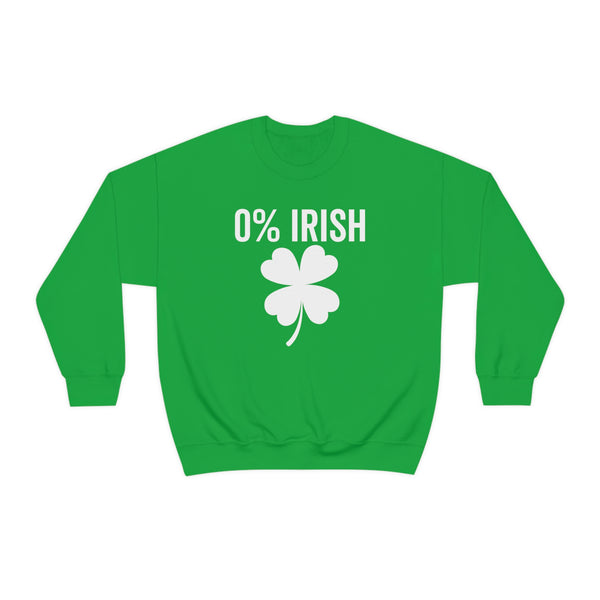 0% Irish St. Patrick's Day Sweatshirt
