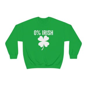 0% Irish St. Patrick's Day Sweatshirt