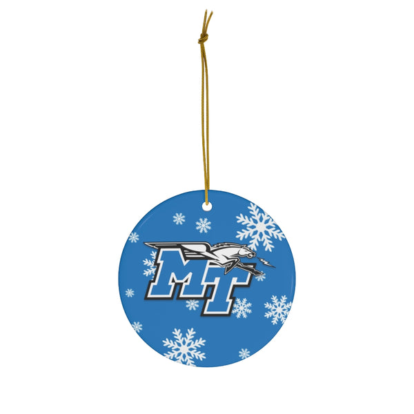 MTSU Ceramic Ornaments