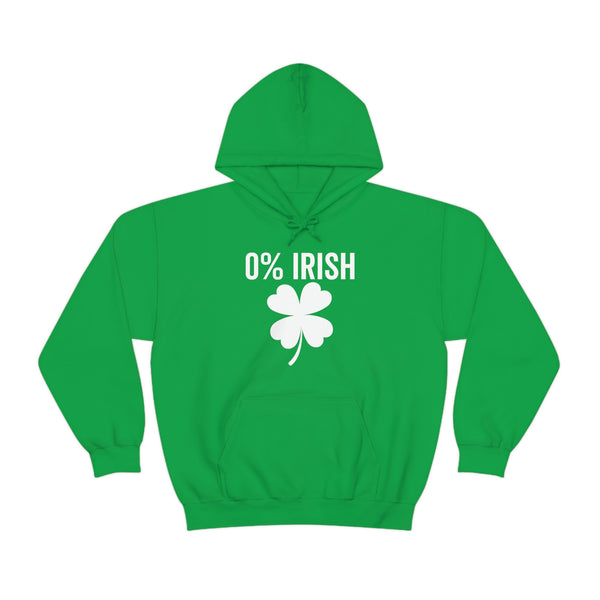 0% Irish St. Patrick's Day hoodie