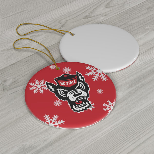 NC State Ceramic Ornaments