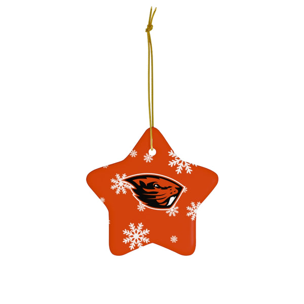 Oregon State Ceramic Ornaments