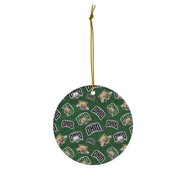 Ohio University Ceramic Ornaments