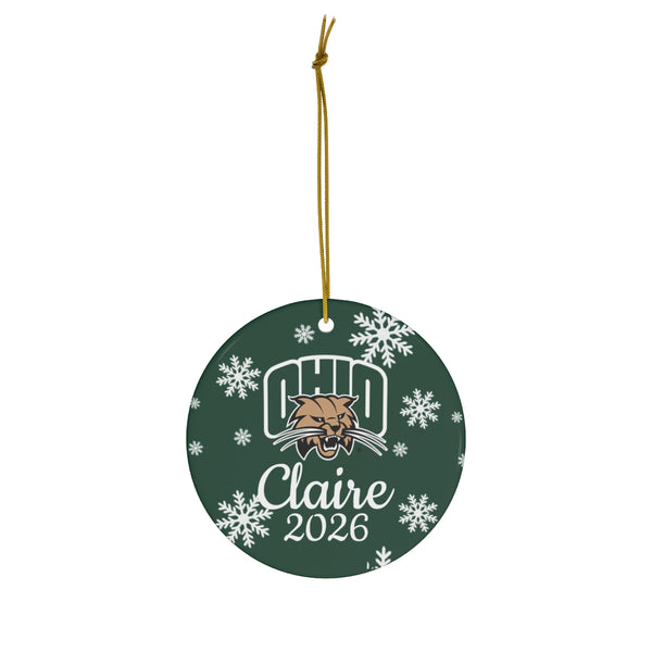 Custom Ohio Ceramic Ornaments
