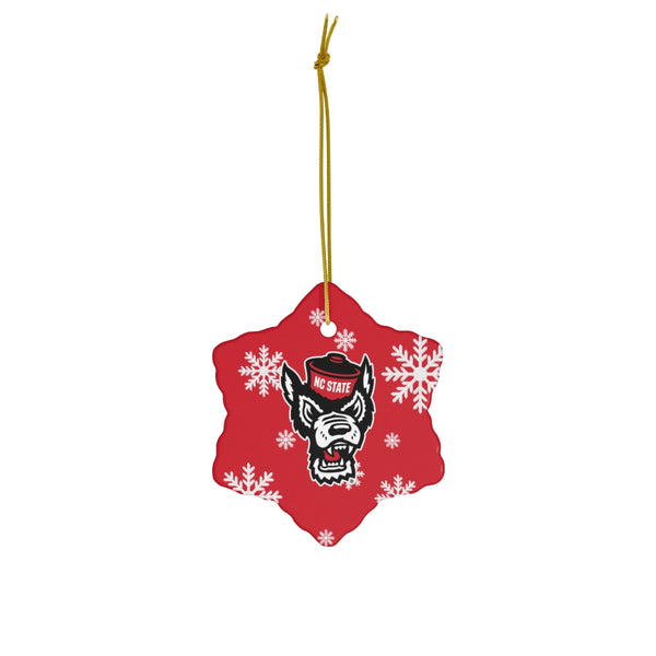 NC State Ceramic Ornaments