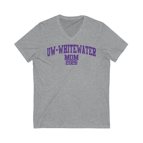 UW Whitewater 2026 MOM V-Neck Tee
