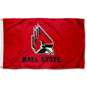Ball State Cardinals Flag