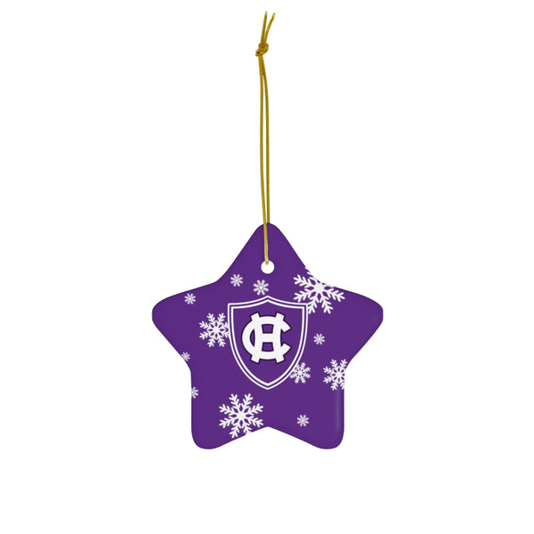 Holy Cross Ceramic Ornaments