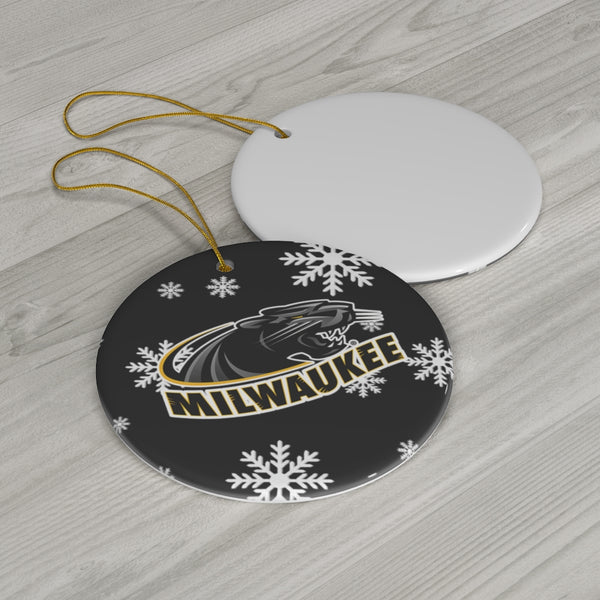 UW Milwaukee Ceramic Ornaments