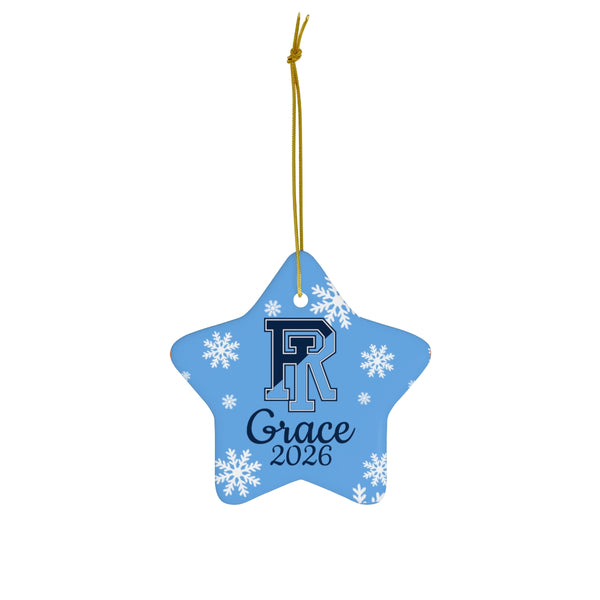 Custom URI Ceramic Ornaments