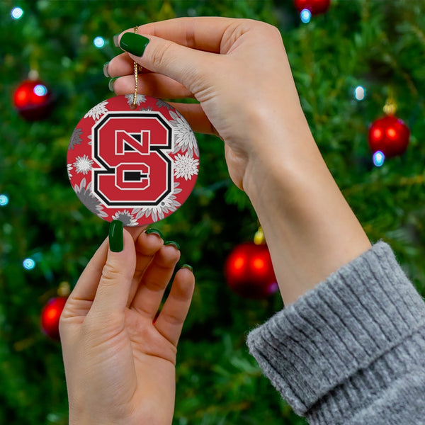 NC State Ceramic Ornaments