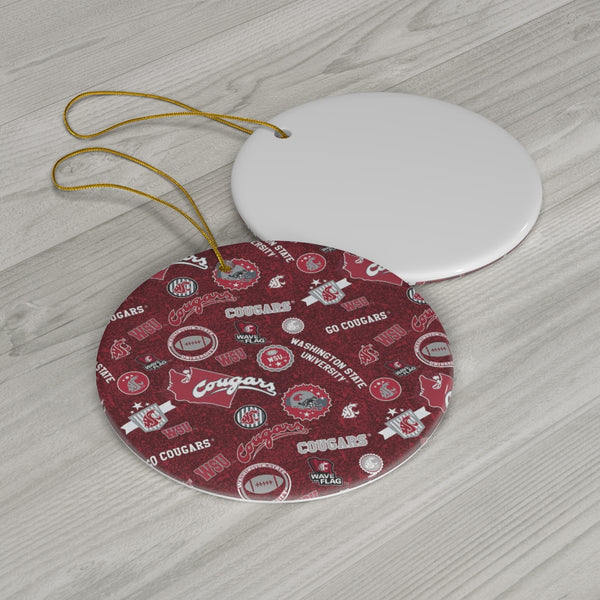 Washington State Ceramic Ornaments