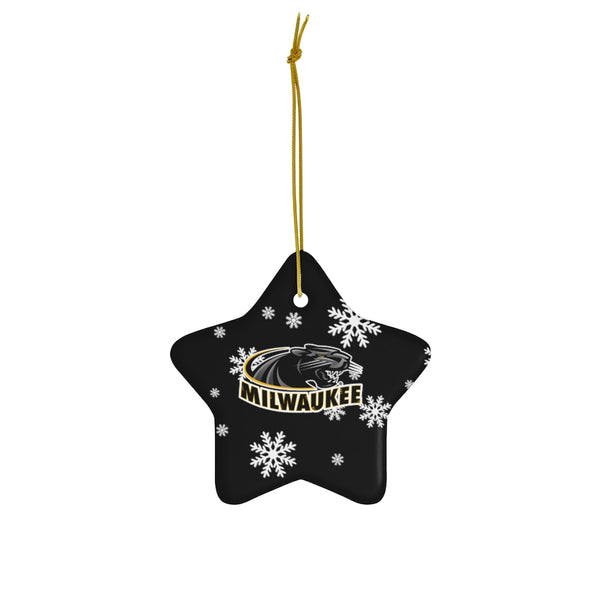UW Milwaukee Ceramic Ornaments