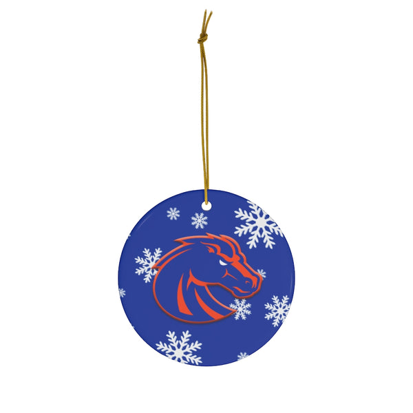 Boise State Ceramic Ornaments