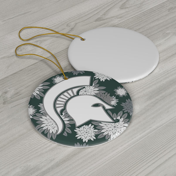 Michigan State Ceramic Ornaments