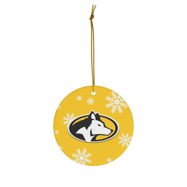 Michigan Tech Ceramic Ornaments