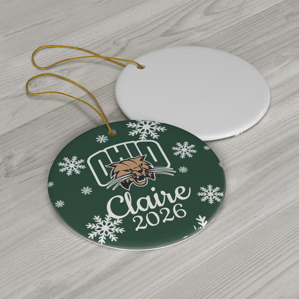 Custom Ohio Ceramic Ornaments