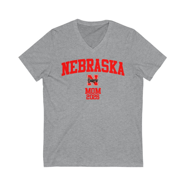 Nebraska Class of 2026 - MOM V-Neck Tee