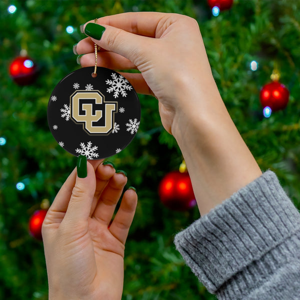 CU Denver Ceramic Ornaments