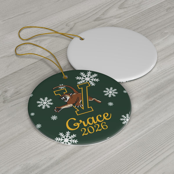 Custom UVM Ceramic Ornaments