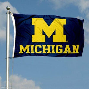 University of Michigan Wolverines flag