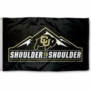CU Boulder Shoulder to Shoulder Flag