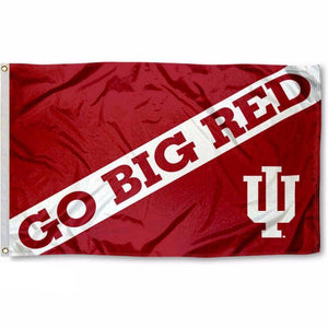 Indiana University Go Big Red Flag