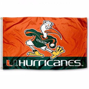 University of Miami Hurricanes Flag