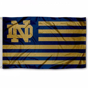 University of Notre Dame Striped flag