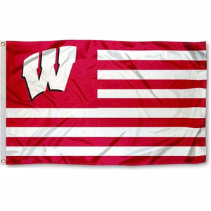 University of Wisconsin-Madison Striped Flag