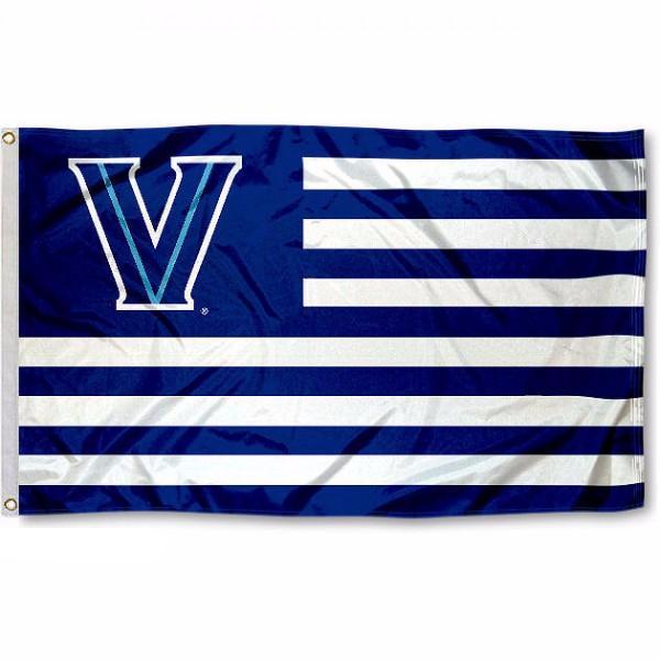 Villanova University Striped Flag