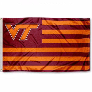 Virginia Tech Stripes Flag