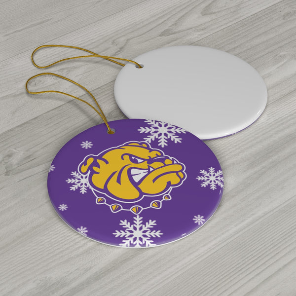 Western Illinois Ceramic Ornaments