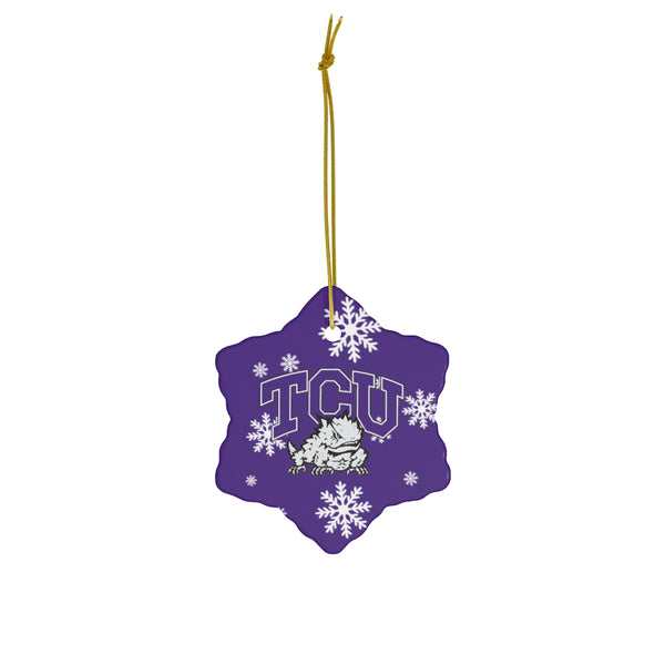 TCU Ceramic Ornaments