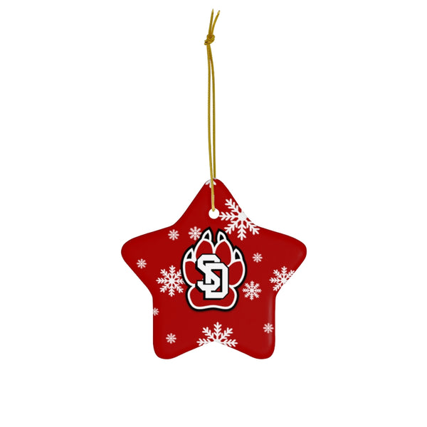 South Dakota Ceramic Ornaments