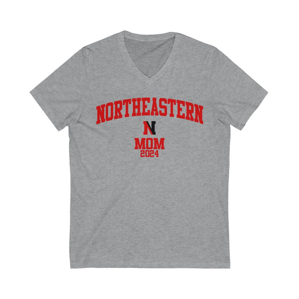 Northeastern Class of 2024 - MOM V-Neck Tee