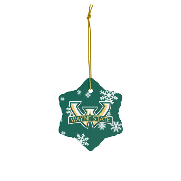 Wayne State Ceramic Ornaments