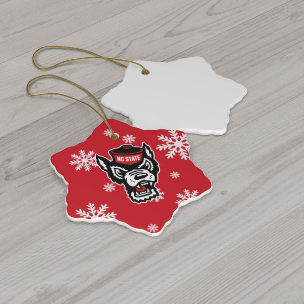 NC State Ceramic Ornaments
