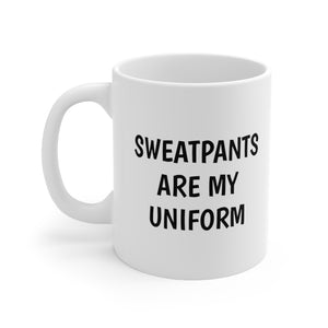 sweatpants are my uniform mug