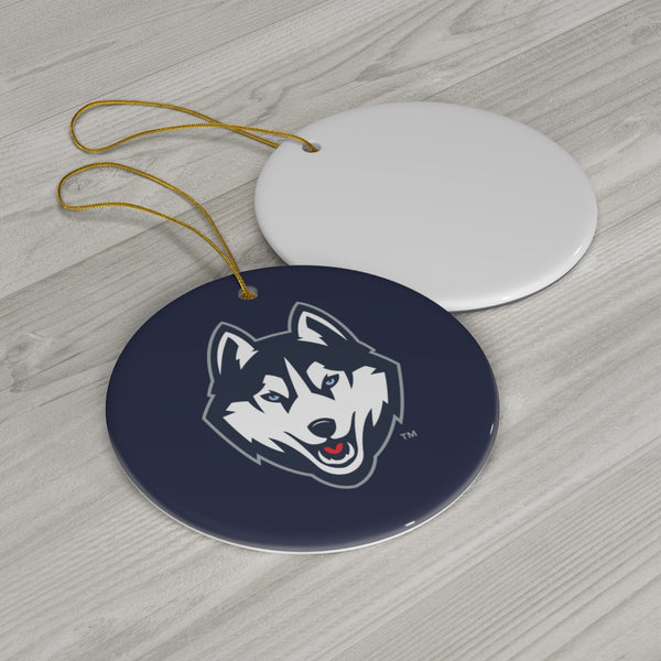 UConn Ceramic Ornaments