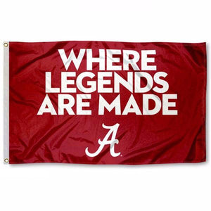 University of Alabama - Where Legends are Made Flag