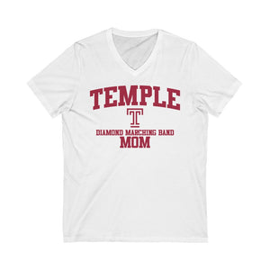Temple Diamond Marching Band MOM - V-Neck Tee