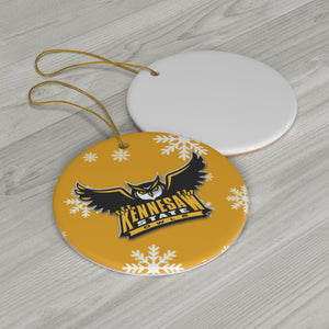 Kennesaw State Ceramic Ornaments